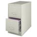 LorellÂ® 2-Drawer Vertical File w/ Lock 15 x25 x28-3/8 Putty (LLR60655)