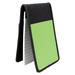 Jotter Note Pad with Card Pocket - Mini Business Memo Pad Holder - Pocket Memo Pads Book Cover for Business Professionals - Pocket Jotter Notebook 30 Page Lined Notepad - Green.