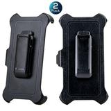 WallSkiN 2 Pack Replacement Belt Clip Holster for Samsung Galaxy S20 OtterBox Defender Series Case | Clip for Belt Holder (Case Not Included)