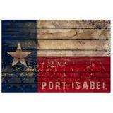 Awkward Styles Texas Flag Poster Wall Decor Port Isabel Unframed Picture Texas Souvenirs Made in USA Port Isabel City Flag TX Flag Wall Decor American Gifts The State of Texas Poster Print Art
