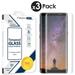 3x Samsung Galaxy Note 8 Screen Protector Glass Film Full Cover 3D Curved Case Friendly Screen Protector Tempered Glass for Samsung Galaxy Note 8 Clear