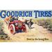 Tire Advertisement C1915. /Namerican Merchant S Trade Card C1915 For B.F. Goodrich Company Auto Tires. Poster Print by (18 x 24)