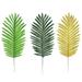 SPRING PARK 10Pcs/Set Artificial Plants Leaves Decorations Faux Large Tropical Palm Leaves Imitation Ferns Artificial Plants Leaf for Home Kitchen Party Flowers Arrangement Wedding Decorations