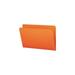 Smead 17510 File Folders Straight Cut Reinforced Top Tab Legal Orange 100/Box