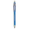 Paper Mate FlexGrip Elite Lubriglide Retractable Ballpoint Pen Blue Pack of 12