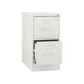 HON 2 Drawers Vertical Lockable Filing Cabinet Gray