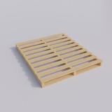 Spinal Solution Wooden Pallets, Easy for Commercial Use, Strong Sturdy Structure, 38x36x5 Wood in Brown | 5 H x 36 W x 38 D in | Wayfair Pallet1