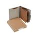 ACCO Pressboard 25-Pt Classification Folders Letter 6-Section Mist Gray 10/Box