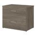 Office 500 36W 2 Drawer Lateral File Cabinet in Modern Hickory - Engineered Wood