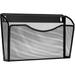 Wall File Organizer Topboutique 1 Pocket Wall Mount File Hanging Organizer Metal Mesh Office Home Folder Binder Holder Magazine Mail Sorter Rack Black Christmas Gifts