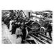 WWI era photograph of workers primarily women working on an assembly line creating cars for Ford Motor Company and the war effort. Poster Print by unknown (24 x 36)