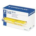 Staedtler STD13247C144A6 Woodcase Pencil HB (#2) Black Lead Yellow Barrel 144/Pack