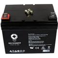 SPS Brand 12V 35Ah Replacement battery (SG12350) for Quickie P110 14 inches wide Wheelchair