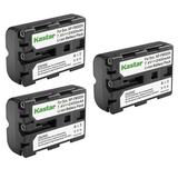 Kastar 3-Pack NP-FM500H Battery 7.4V 2400mAh Replacement for Sony NP-FM500 NP-FM500H Battery Sony BC-VM10 AC-SQ950 Charger