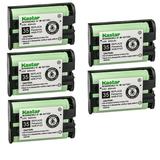 Kastar 5-Pack HHR-P107 Battery Replacement for Panasonic KX-TG6051-11 KX-TG6051-12 KX-TG6052 KXTG6052 KX-TG6052B KXTG6052B KX-TG6052PK KXTG6052PK KX-TG6053 KXTG6053 KX-TG6053BP KXTG6053BP