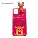 TureClos Christmas Mobile Phone Case Snowflake Santa Claus TPU Protective Cover Replacement for iPhone 11 Pro 5.8 Type 1