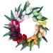 Wreath Fake Flower Artificial Tulip Wonderful Door Decoration Lifelike Wedding Office Home Decor Outdoor Wall Hanging