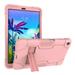 FIEWESEY For LG G Pad 5 10.1 inch Case Goldcherry Kids Friendly Heavy Duty Shockproof Dropproof Hybrid Rugged Armor with Kickstand Full Body Protective Case for LG G Pad 5 10.1 inch(Rose Gold)