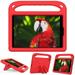 Allytech iPad mini 6 Case Kids iPad mini 6 Case 2021 Generation Rubber Soft EVA Kids Friendly Heavy Duty Shockproof Handle Kickstand Drop Protection Case Cover for Apple iPad mini 6th Gen Red