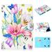 Allytech 7 Inch Universal Tablet Wallet Case for Samsung Galaxy Tab E Lite 7.0/ Amazon kindle fire 7.0 2015 2017/ Kindle Oasis E-reader/ Google and More 6.5 -7.5 inch Tablet Spring Flower