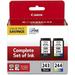 Canon PG-243 Black CL-244 Color Ink Cartridge Combo Pack