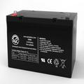 Universal Power Group UB12550 TH 12V 55Ah Sealed Lead Acid Battery - This Is an AJC Brand Replacement