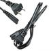 PKPOWER 2-Prong 2 Port 8 Type End 1.2m/4Feet US AC Power Cord Outlet Socket Plug Cable For Epson WorkForce All-in-One Printer 320 323 325 435 520 525 545 565 630 632 633 635 645 840 845 30 40 60 4050