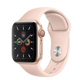 Restored Apple Watch Series 5 GPS + Cellular 40mm Gold Aluminum Case with Pink Sand Sport Band (Refurbished)