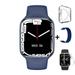 Wireless 2022 Smart Watch Series 7 NFC Women s Watch for men ECG Heart Rate Monitor Fitness Bracelet for Android Ios Xiaomi Huawei LG Sonny Samsung (Add Blue Milanese)