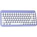 UBOTIE Portable Bluetooth Colorful Computer Keyboards Wireless Mini Compact Retro Typewriter Flexible 84Keys Design Keyboard