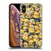 Head Case Designs Officially Licensed Despicable Me Funny Minions Pattern Soft Gel Case Compatible with Apple iPhone XS Max