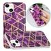 Mable Case for iPhone 13 Mini 5.4 Inch Slim Light Cute Non-Slip Case with Stylish Pattern for Girls Women Soft Silicone Protective Shockproof Anti-Drop Phone Cover for iPhone 13 Mini Purple