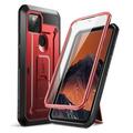 SUPCASE Unicorn Beetle Pro Series Case for Google Pixel 5 (2020 Release) Full-Body Rugged Holster Case with Built-in Screen Protector (Red)
