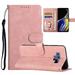 Suited for Samsung Galaxy Note 9 Case 2018 Released Premium PU Leather Shockproof Cards Slots Flip Holder Wallet Cover with Hand Strap Drop Protective Case For Samsung Galaxy Note 9 Pink