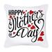 PhoneSoap Mother s Day Pillowcase Love Peach Skin Sofa Pillowcase Office Cushion Cover Pillow Cases Standard Size Cotton L