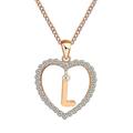 Floleo Clearance Fashion Women Gift 26 English Letter Name Chain Pendant Necklaces Jewelry