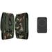 Holster and Power Adapter Bundle for Schok Freedom Turbo XL 2022: Vertical Rugged Nylon Belt Pouch Case (Green Camo) and 15W Wireless Portable Power Bank Battery (20W USB-C PD Power Delivery)