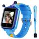 TOPCHANCES Smart Watch for Kids 4G Smartwatch for Boys Girls Touch Screen Smart Phone Watch with GPS Tracker Video Voice and Wi-Fi Calling Dual Cameras SOS Classroom Mode Games Blue
