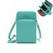 Colisha Women Small Crossbody Bag Cell Phone Case PU Leather Handbag Adjustable Shoulder Bags Wrist Strap Purse Wallet for Shopping Travel
