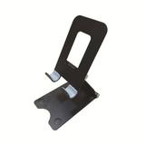 NIFFPD Cell Phone Holder for Desk Adjustable Compatible with iPhone Samsung Galaxy iPad Mobile Phone Holder Foldable Black