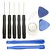 yuehao household tools opening compitable with 1 tool phone cell smartphone screwdriver in kit pry 11 tools & home improvement tool bag multicolor