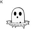 Personality Enamel Pins Halloween Skull Ghost Brooches Art Medical Heart Mental Brooch Jeans Lapel Badges Pin Jewelry D6O2