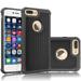 iPhone 8 Plus Case iPhone 7 Plus Sturdy Case Tekcoo [Tmajor] Shock Absorbing Cases [Black] Hybrid Best Impact Bumper Defender Cute Rugged Cover Shell w/ Plastic Outer & Rubber Silicone Inner