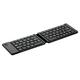 Suzicca Bluetooth Foldable Keyboard Rechargeable Full Size Keyboard Replacement for iOS Android Smartphone Tablet Windows Laptop