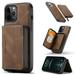 iPhone 8 Plus 2017 Case 5.5 iPhone 7 Plus Cover 2016 Allytech Slim Stand Magnetic Closure Card Slots Detachable Purse Wallet PU Leather Anti-Shock Shell Cover for iPhone 8 Plus/iPhone 7 Plus Brown
