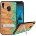 Labanema Samsung Galaxy A40 2019 Case Samsung Galaxy A40 2019 Cover with Metal Kickstand Natural Wood TPU Cover Anti Scratch Case for Samsung Galaxy A40 2019 (Rainforest)