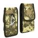 Belt Holster Case for Sony Xperia 1 IV - Vertical Rugged Nylon [Card Slots & Pen Holder] Phone Carrying Pouch (Fits with Cases) - Digital Camo