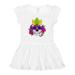 Inktastic Mardi Gras Skull with Masquerade Mask Girls Baby Dress