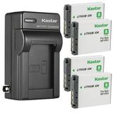 Kastar 4-Pack Battery and AC Wall Charger Replacement for Sony Cyber-Shot DSC-P150 Cyber-Shot DSC-P150/B Cyber-Shot DSC-P150/L Cyber-Shot DSC-P150/S Cyber-Shot DSC-P200 Cyber-Shot DSC-P200/B