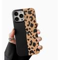 CASELIX Black Leopard Print Soft Case for Apple iPhone 12 6.1â€œ Cute Design Skin Cellphone Accessories Protective Cover for iPhone 12 6.1 inch Cases